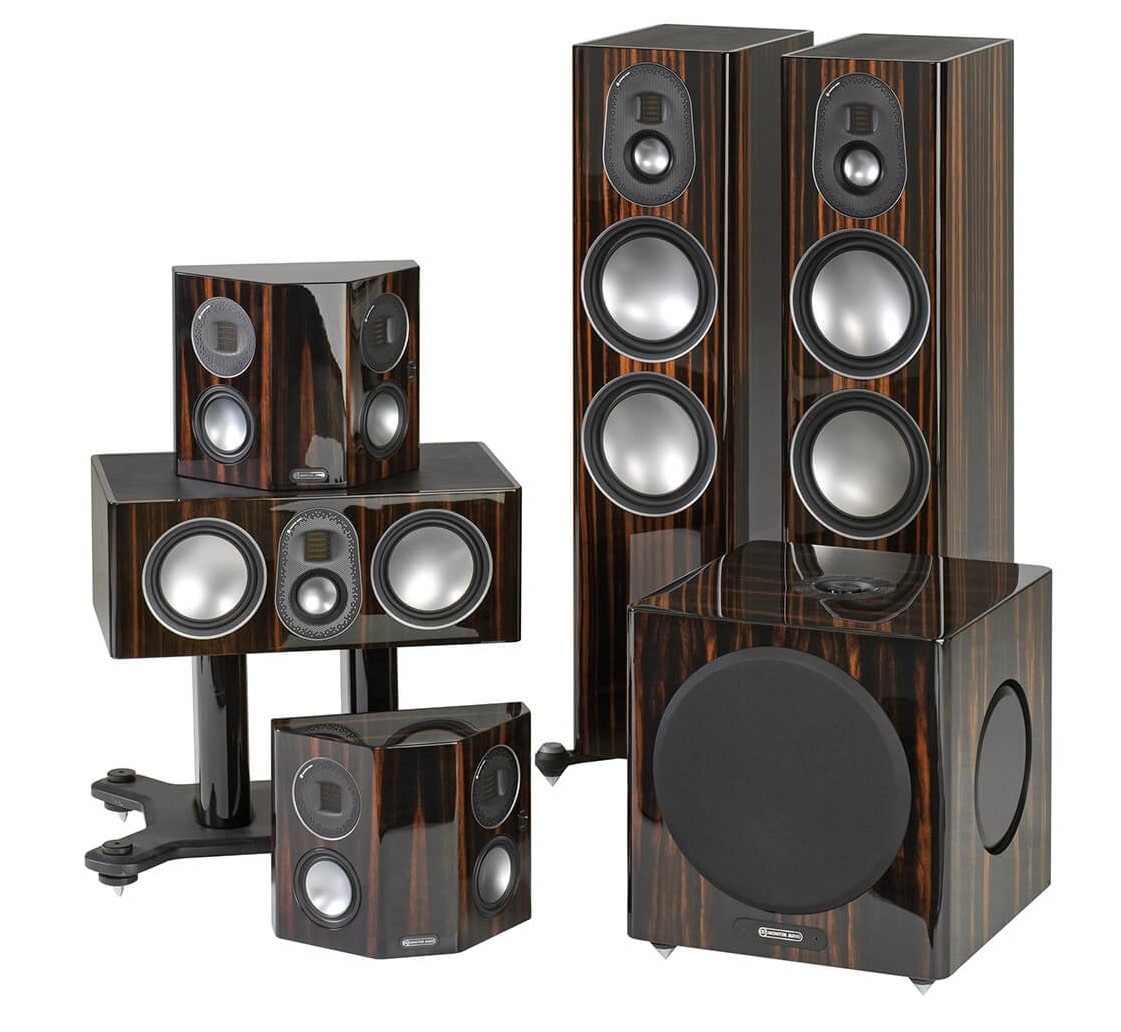 Moniotr Audio Gold system 5.1 zestaw kolumn do kina domowego